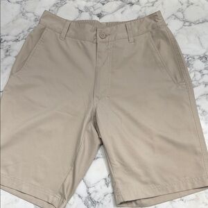 Columbia Men's Flat Front Tan Shorts